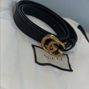 Authentic Gucci black belt